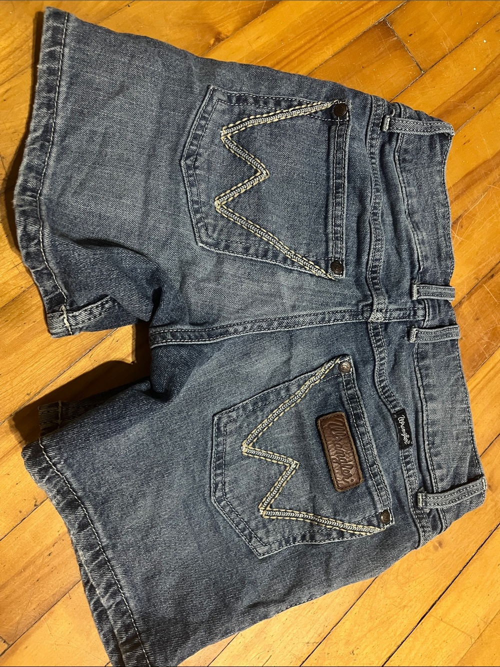 Wrangler Women Blue Denim Shorts